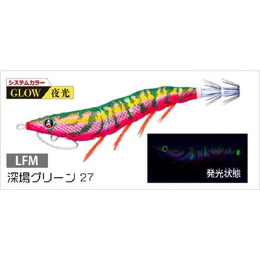 デュエル エギ イージーQ キャスト喰わせ 3.5号 LFM　深場グリーン２７