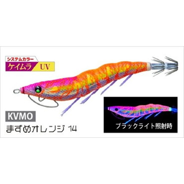 デュエル エギ イージーQ キャスト喰わせラトル 3.5号 KVMO　まずめオレンジ１４