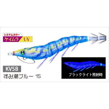 デュエル エギ イージーQ キャスト喰わせラトル 3.5号 KVSB　すみ潮ブルー１５