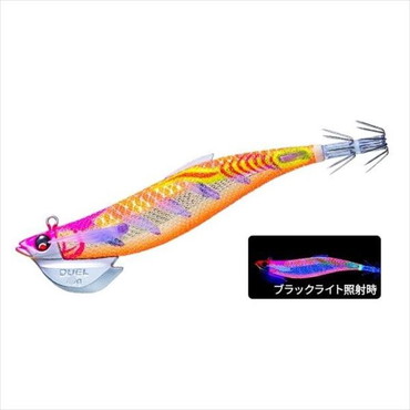 デュエル エギ イージーQ フィンプラス TR 3.0号 30g 17 KVMO まずめオレンジ