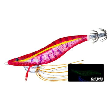 デュエル エギ Ebi Q 3.0号 18 LYYR 闇夜ローズ