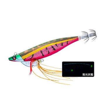 デュエル エギ エビ Q TR 3.0号 23g 01 LFM 深場グリーン