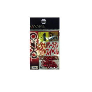 ササメ　２００－Ｆ　赤パワーステンスイベル　４号