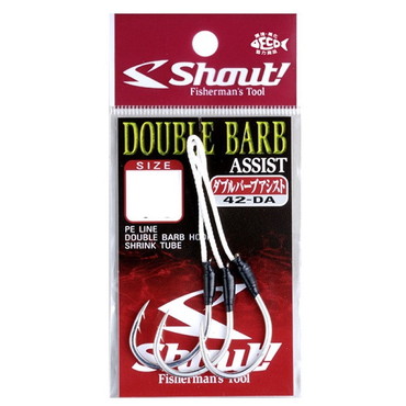 シャウト! ダブルバーブアシスト BOUBLE BARB ASSIST 42-DA 1/0