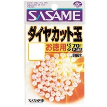 ササメ針 P-385 道具屋 徳用ダイヤカットクリスタル 8