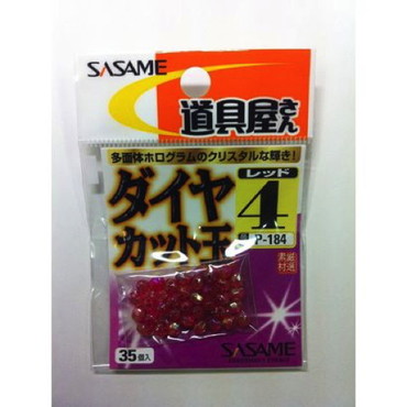 ササメ針 P-184 道具屋ダイヤカット(レッド) 4