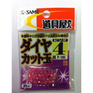 ササメ　Ｐ－１８５　道具屋ダイヤカット（ピンク）　４