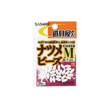 ササメ針 P-227道具屋ナツメビーズ(シルバー) M