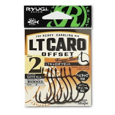 RYUGI リューギ ワームフック リューギ R0003 LTキャロオフセット #2