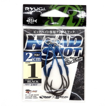 リューギ（RYUGI） アシストフック ヘッドショット 2cm #1
