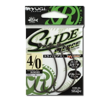 リューギ ワームフック R0010 スライドピアス 4/0