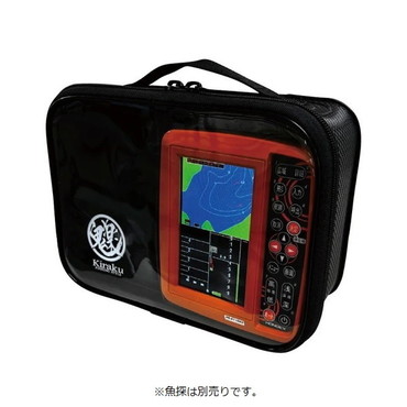 ささめ針 鬼楽 魚探ケースIII ブラック