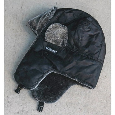 シャウト 防寒帽子 トラッパーハット ブラックカモ フリー