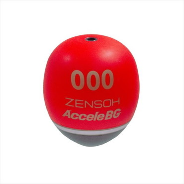 キザクラ ウキ ZENSOH Accele BG 000 レッド