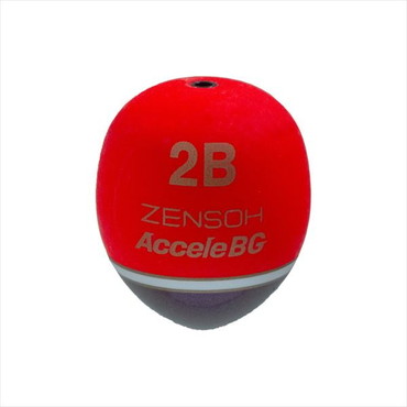 キザクラ ウキ ZENSOH Accele BG 2B レッド