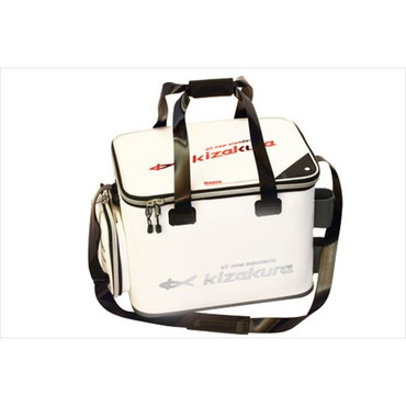キザクラ タックルバッグ Kzライブキーパー IIホワイト 45cm