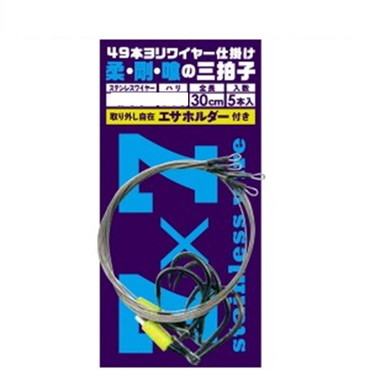 キザクラ 仕掛け 石師魂49本ヨリ ワイヤー仕掛け(5ケ入) #44 14号