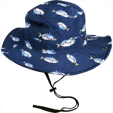 コヒナタ 帽子 ギョギョハット アジ(ネイビー) 57cm-60cm