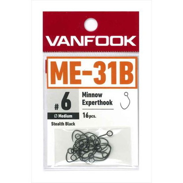 ヴァンフック シングルフック ME-31B ミノーエキスパート ミディアム SBK #6