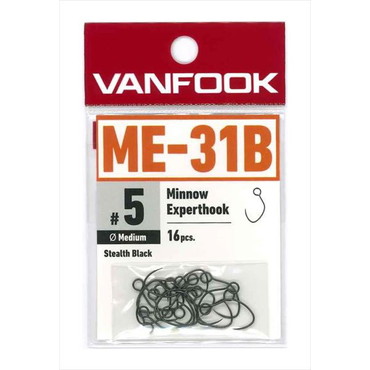 ヴァンフック シングルフック ME-31B ミノーエキスパート ミディアム SBK #5