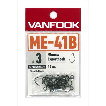 ヴァンフック シングルフック ME-41B ミノーエキスパート ミディアムヘビー SBK #3