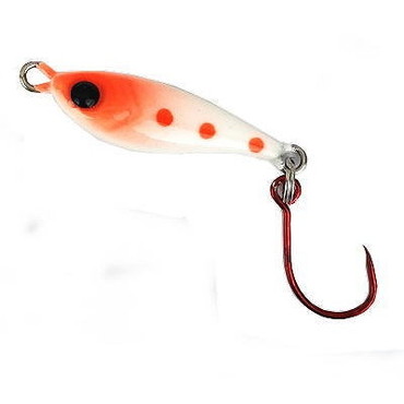 LU-016 PETIT JIG(プチジグ) ファットフィッシュ 3g グローフィッシュ