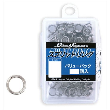 宇崎日新 PALS スナップ・リング ブラックジャガー スプリットリングバリューP ケース付(100入) #1.5