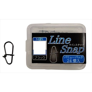 宇崎日新 PALS パルス スナップ・リング ブラックジャガー ラインスナップバリューPケース付(24入) #00