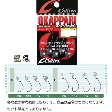 オーナー カルティバ JH-38 オカッパリヘッド 1/32-4 11590