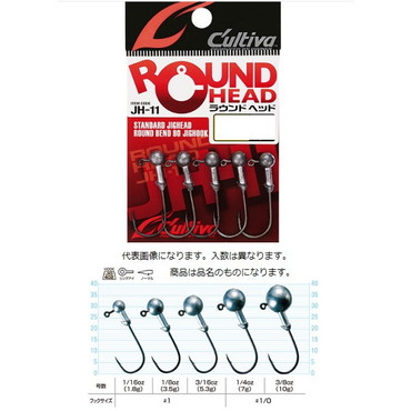 オーナー　カルティバ　ＪＨ－１１　ラウンドヘッド　１／１６　＃１