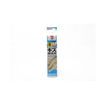 オーナー OHキス競技用(糸付) 赤 6号-1 20145