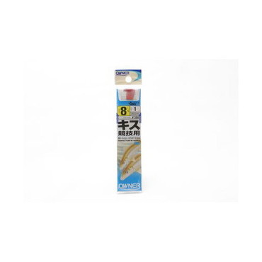 オーナー　OHキス競技用(糸付)　赤　8号-1　20145