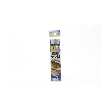 オーナー OH流線ケン付(糸付) 白 7号-1.5