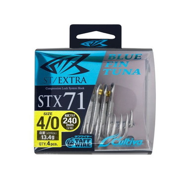 オーナー・カルティバ トリプルフック STX-71 スティンガートリプルエクストラ ブルーフィン ツナ 4/0