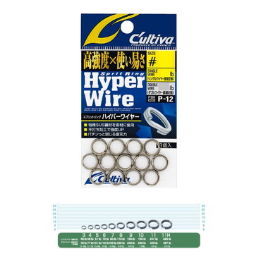 オーナー カルティバ P-12 スプリットリングハイパーワイヤー 11H
