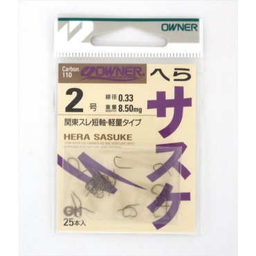 オーナー ヘラ用ハリ (バラ) OHヘラサスケ (茶) 2