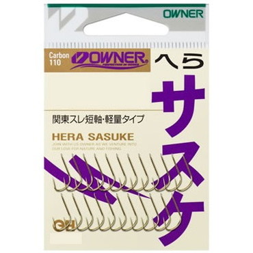 オーナー ヘラ用ハリ OH 金 へらサスケ (クワセ専用鈎) 2号