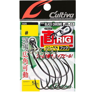 オーナー・カルティバ ワームフック JR-11 直リグ リングドフック 1/0
