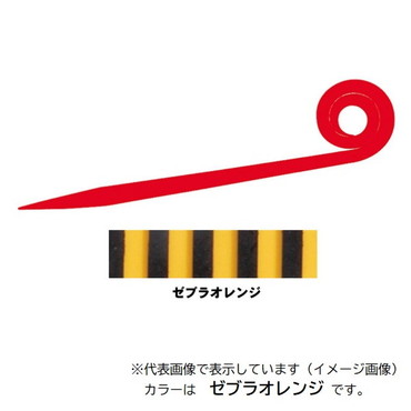 ダイワ タイラバ 鯛ラバ 紅牙スペアパーツシリコンネクタイ ストレートカーリー ゼブラオレンジ