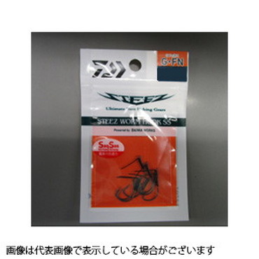 ダイワ スティーズ ワームフックSS(サクサス) ガード付 フィネス#4