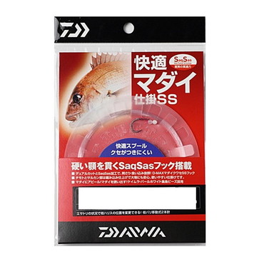 ダイワ 快適マダイ仕掛SS 1本 鈎：8号-ハリス：3号-全長：6m
