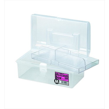 明邦化学 MEIHO ケース ミリオンボックス(M) クリア-