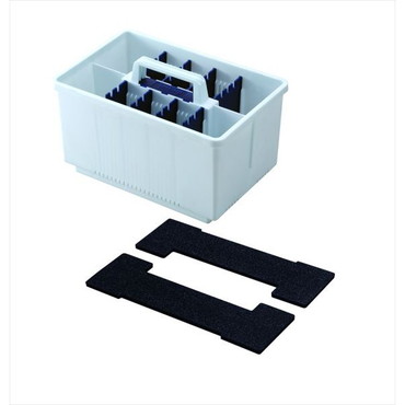 明邦化学 MEIHO ケース インナーストッカー BM-L ホワイト/ネイビー