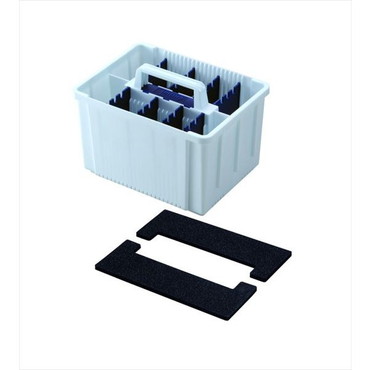 明邦化学 MEIHO ケース インナーストッカー BM-S ホワイト/ネイビー