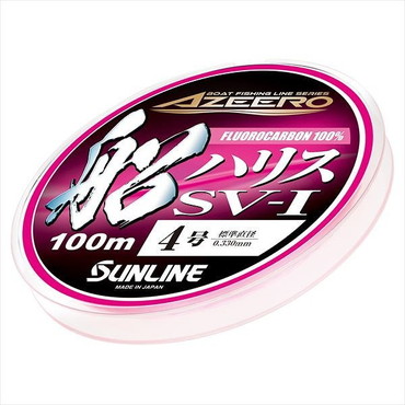 サンライン AZEERO 船ハリス SV‐1 HG 100m 4号