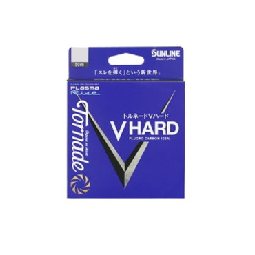 サンライン ハリス トルネード Vハード ナチュラルクリア 50m 6号