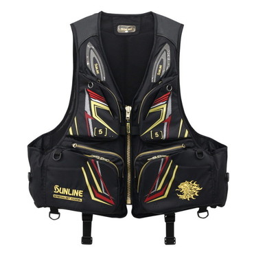 サンライン ライフジャケット フローティングベスト SUL-250 ブラック M