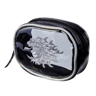 サンライン タックルバッグ SFP-0156 フィッシングポーチ(シングル) 獅子シルバー