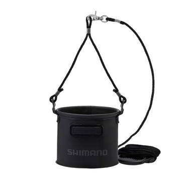 シマノ バケツ BK-053Q 水汲みバッカン リアルブラック 17cm