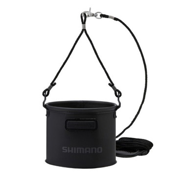 シマノ バケツ BK-053Q 水汲みバッカン リアルブラック 19cm